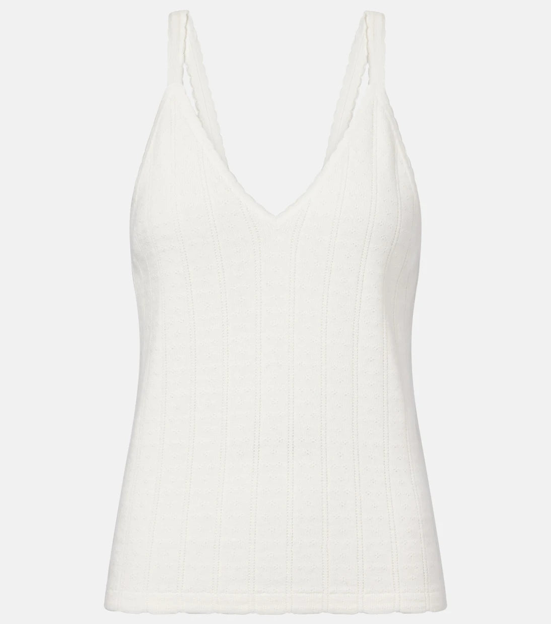 Lisa Yang - Suni cotton and cashmere tank top