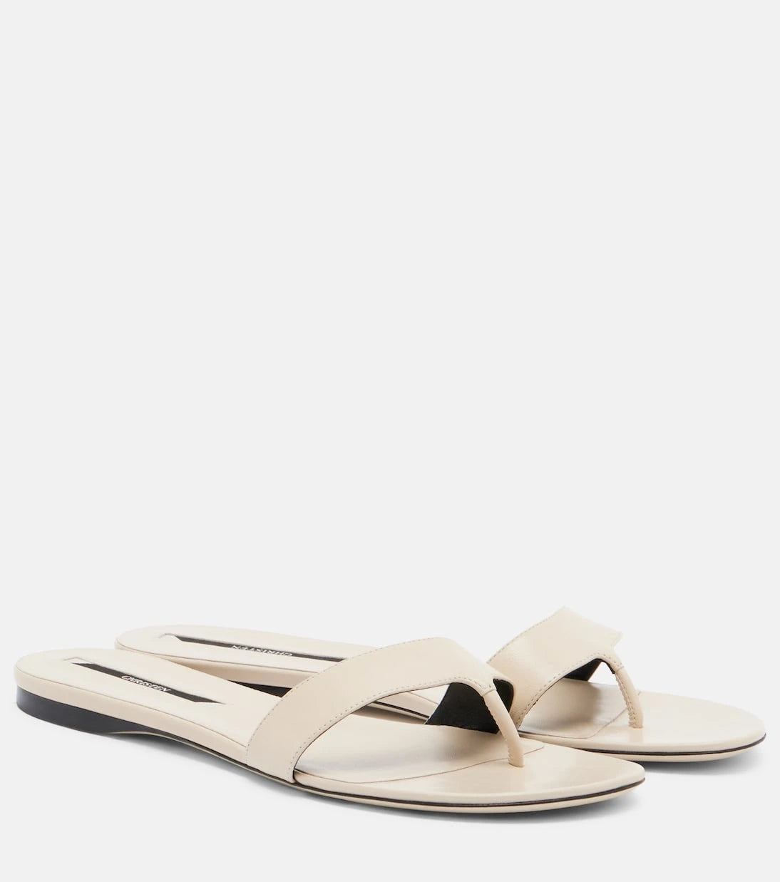 Christen - Helix leather thong sandals