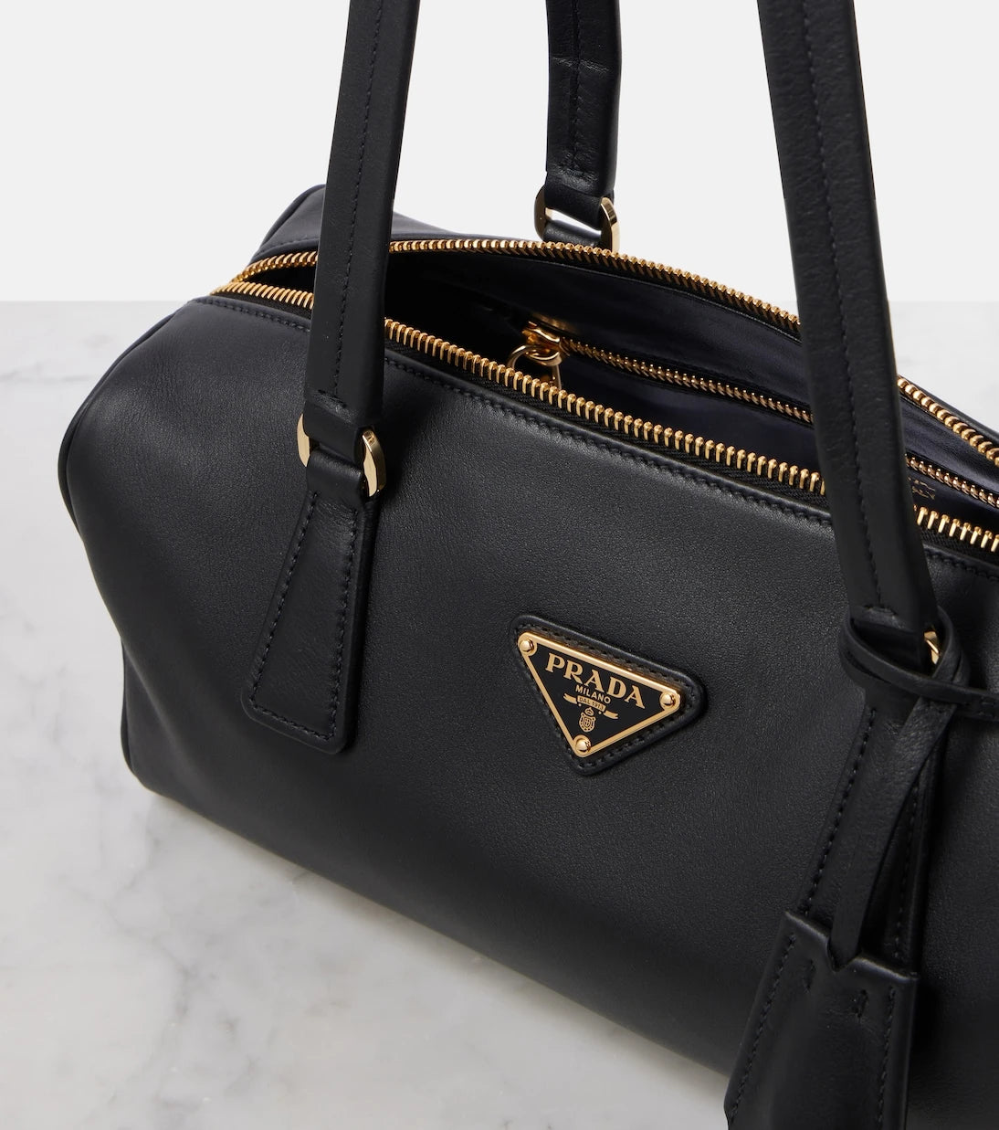 Prada - Medium leather shoulder bag