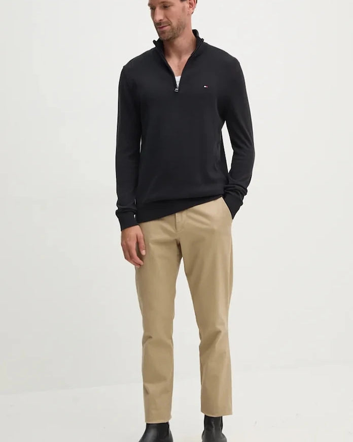 Tommy Hilfiger erkek pamuklu kazak