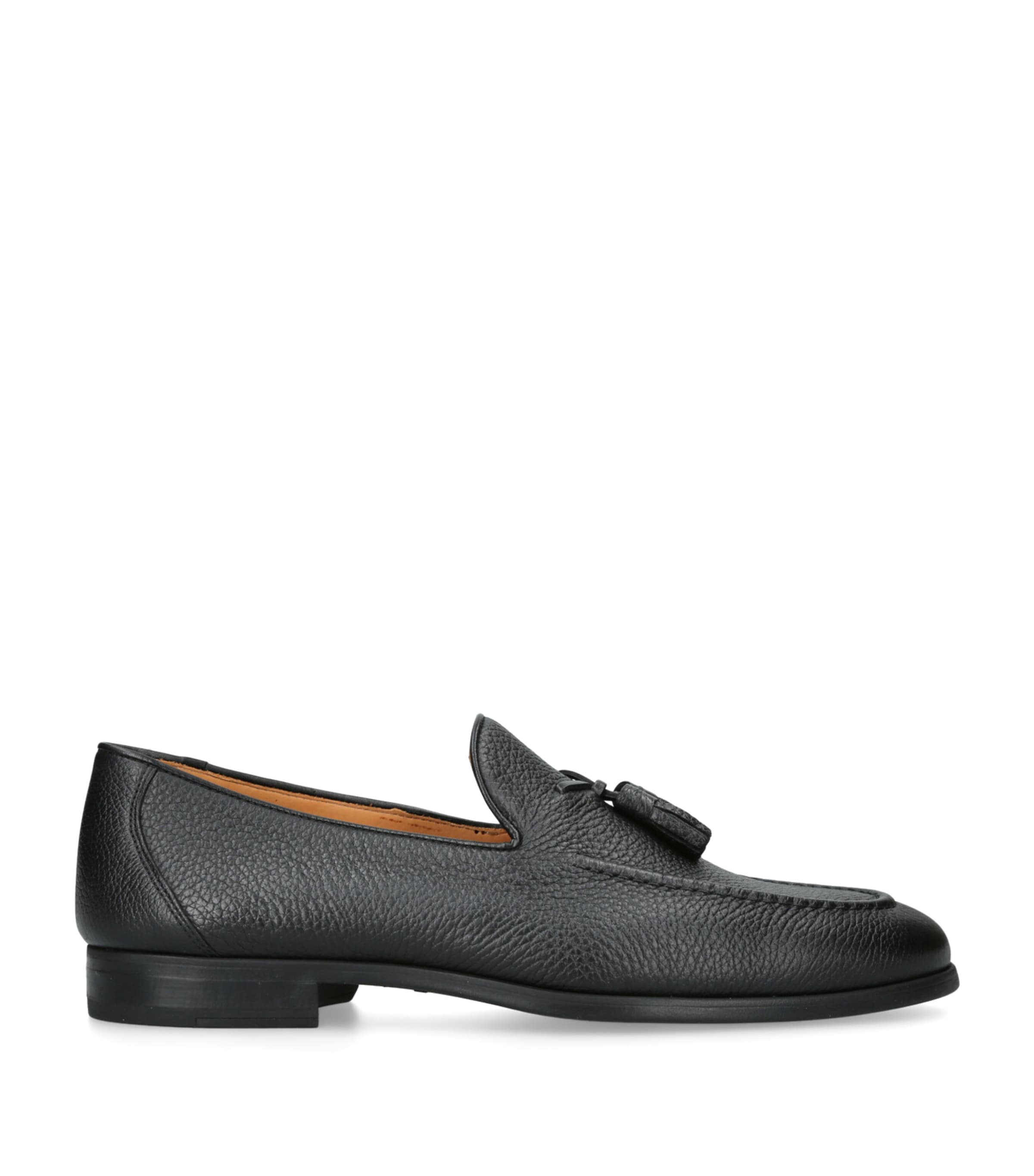 Magnanni Leather Seneca Tassel Loafers
