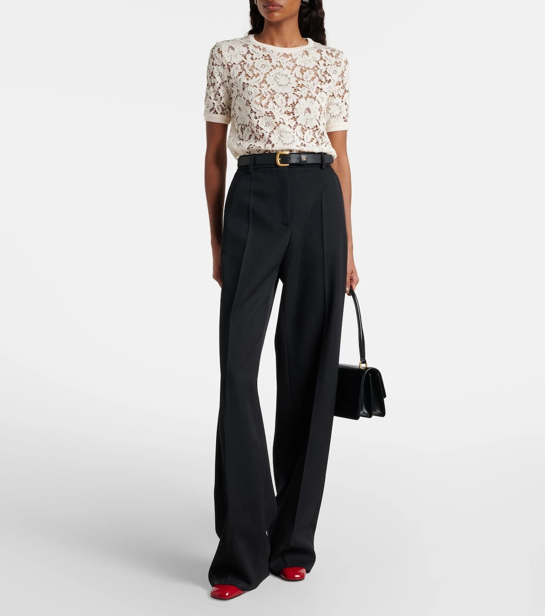 Valentino - Mossi lace top