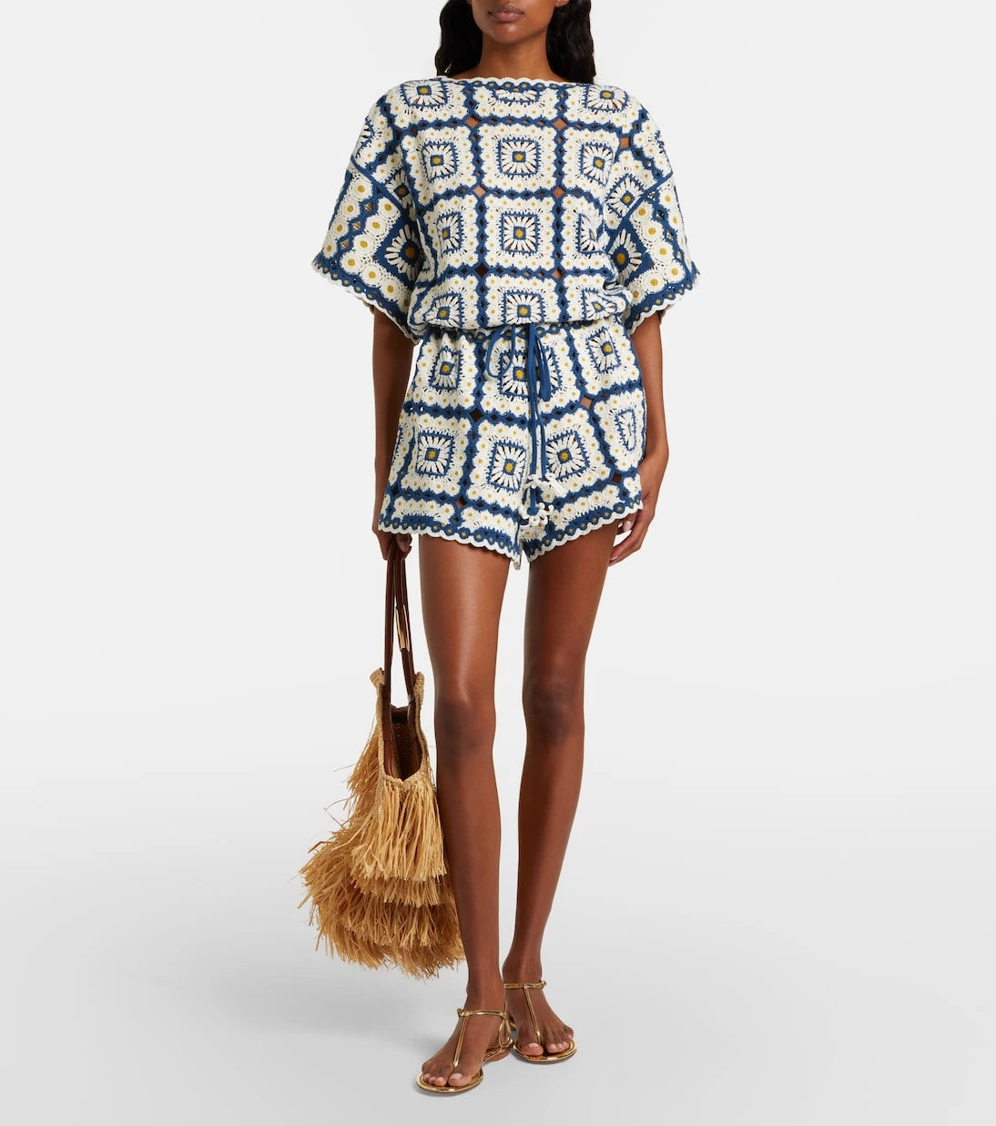 Alémais - Dolly crochet cotton romper