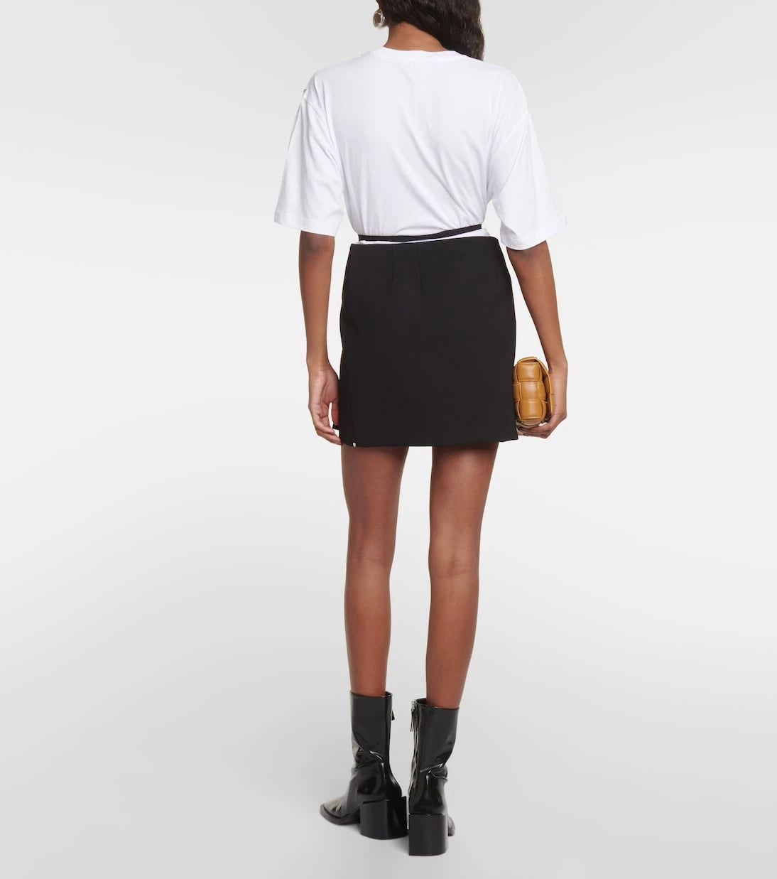 Sportmax - Genny wool-blend wrap skirt