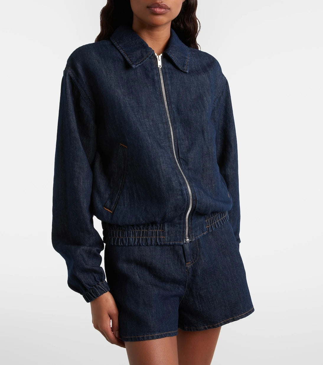 7 For All Mankind - Denim bomber jacket