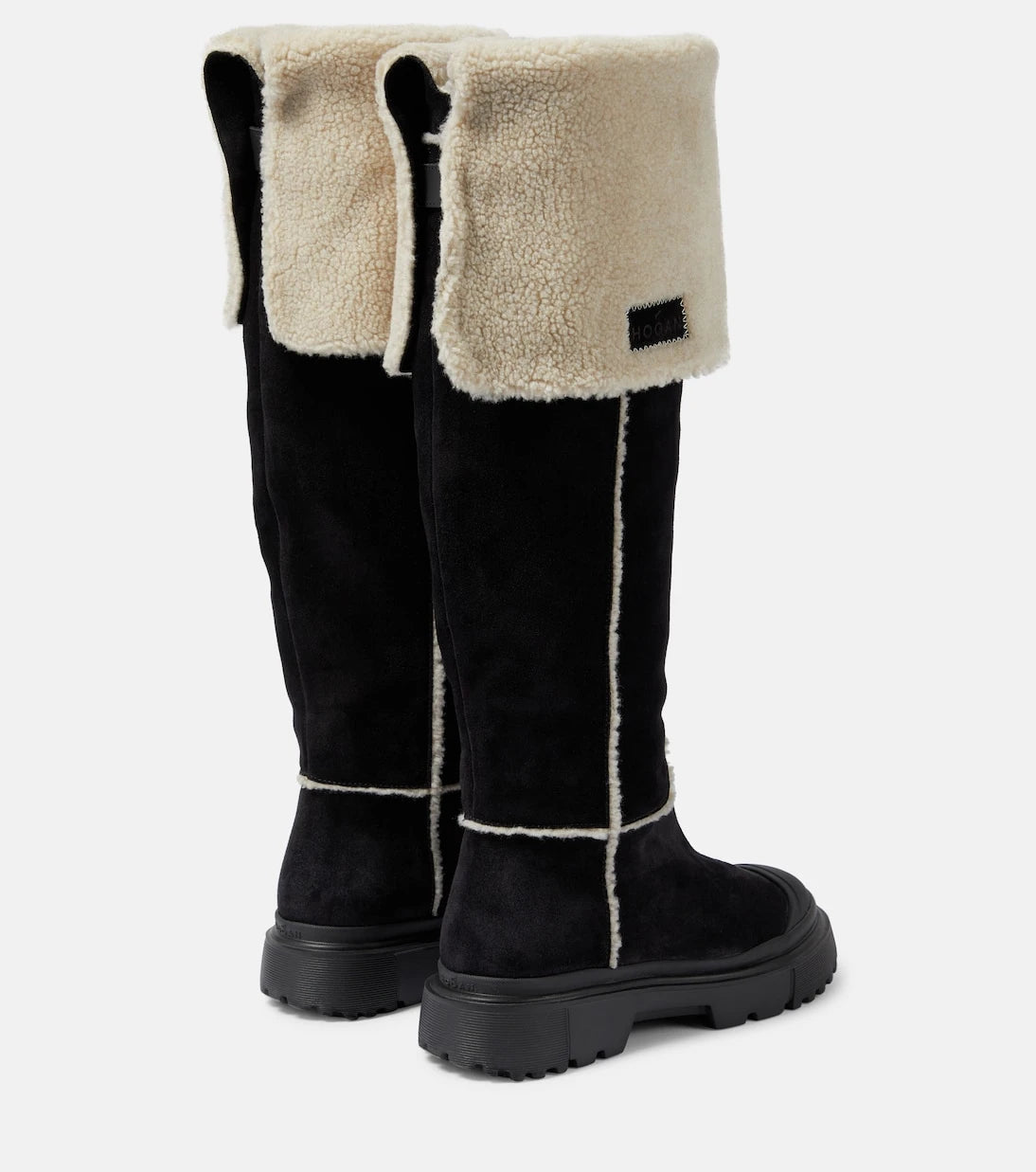 Hogan - H619 suede knee-high boots