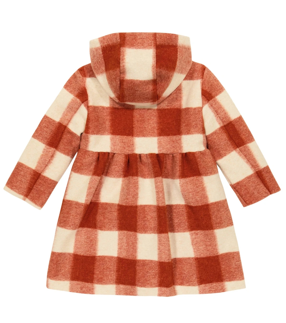 Il Gufo - Checked hooded parka