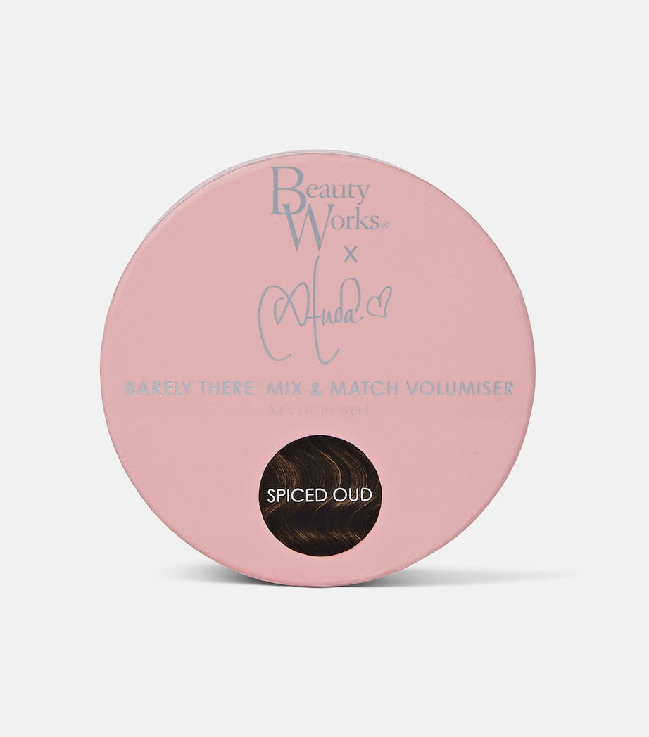 Beauty Works x Huda BARELY THERE Mix & Match Volumiser Clip-In Hair Extensions (18")