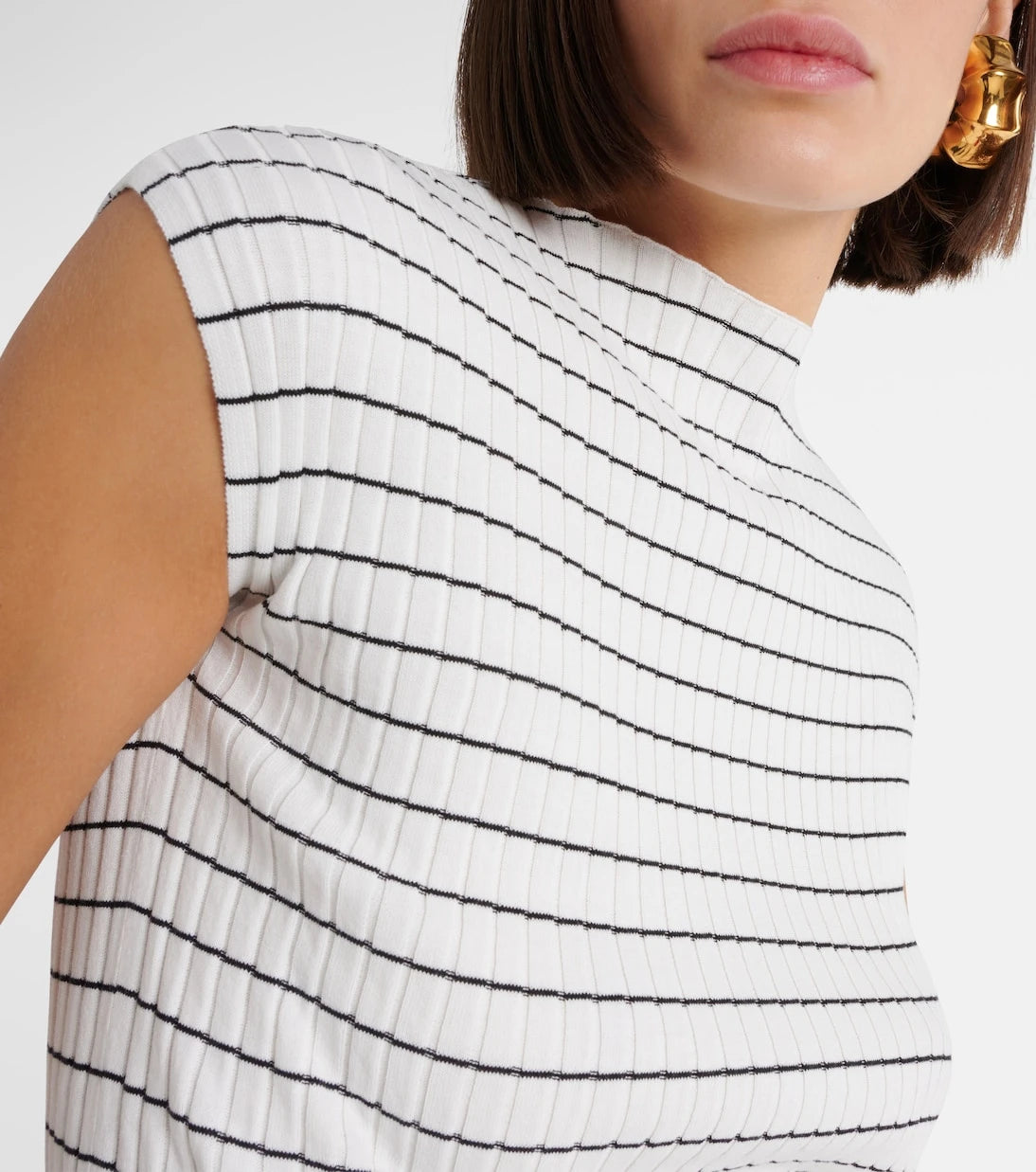 Sportmax - Hans striped cotton top