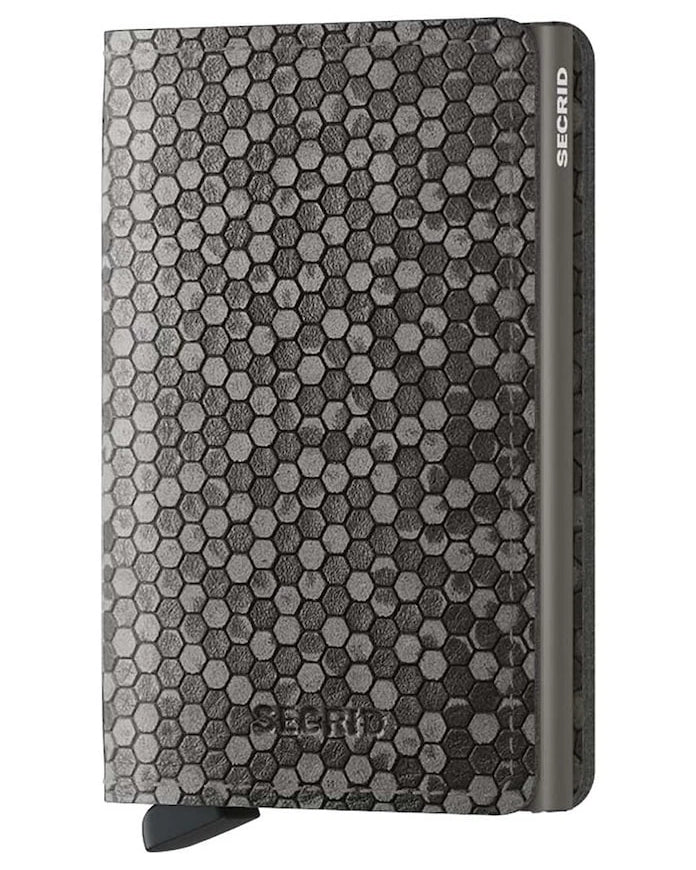 Secrid Slimwallet Hexagon Grey Cüzdan