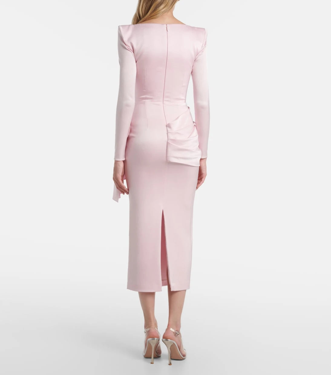 Alex Perry - Draped crêpe satin cocktail dress