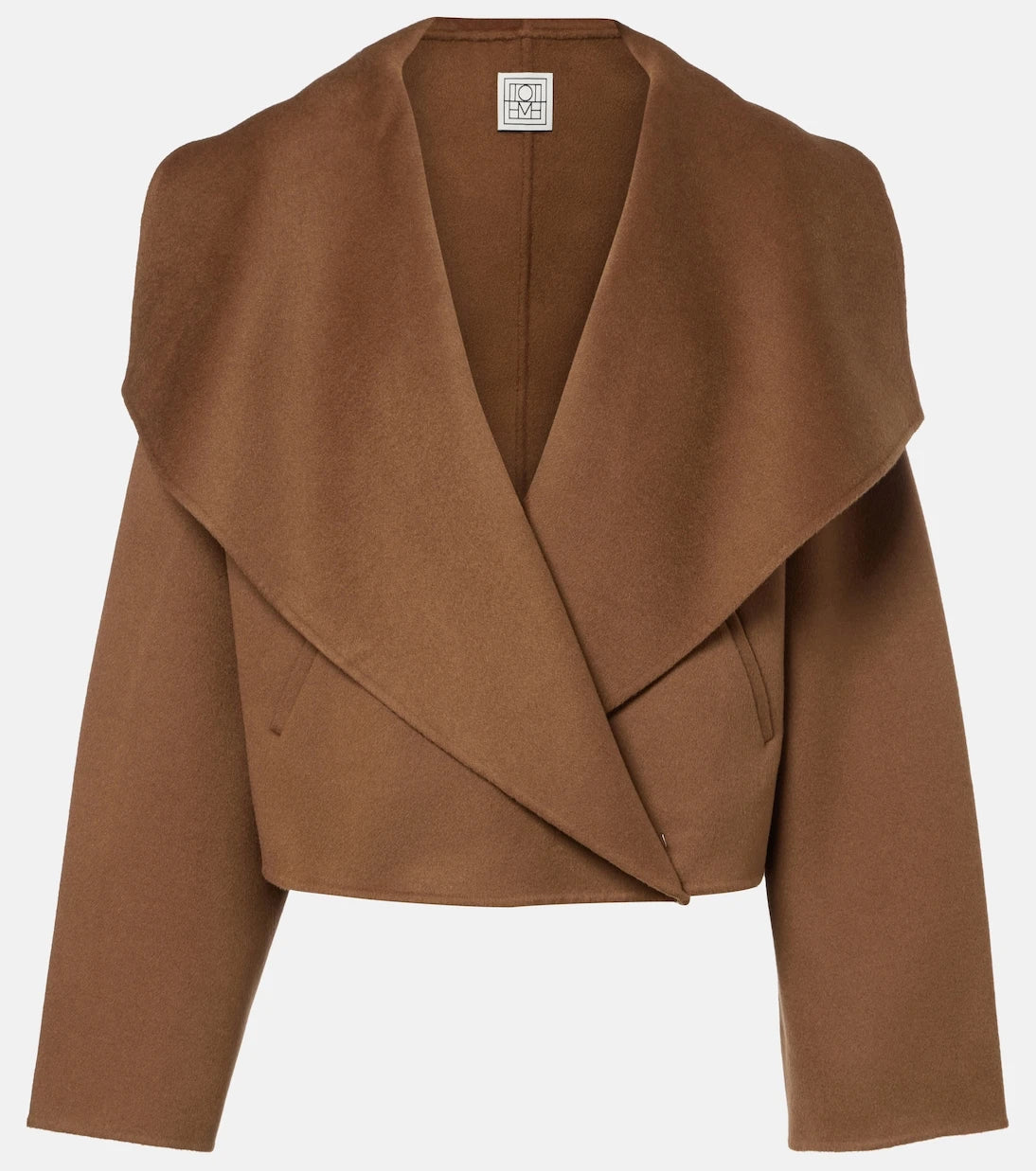 Toteme - Signature cropped wool doublé jacket