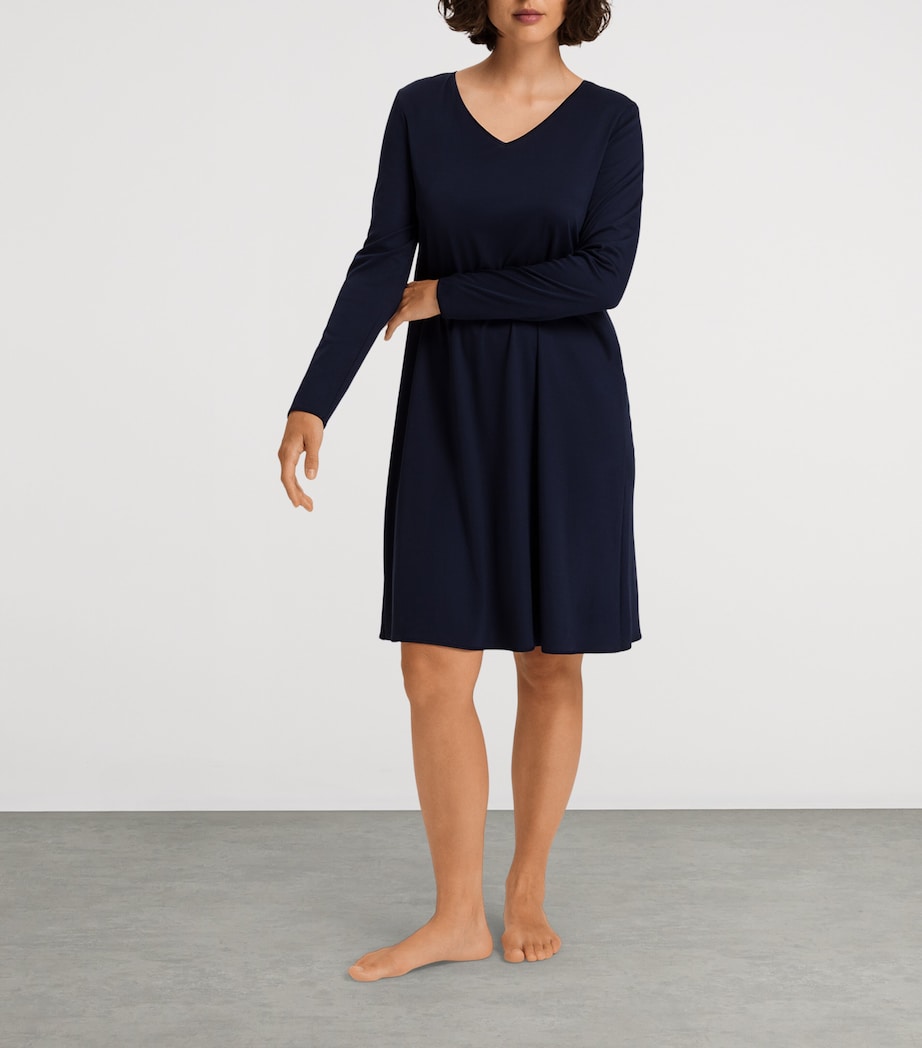 Cotton Long-Sleeve Nightdress