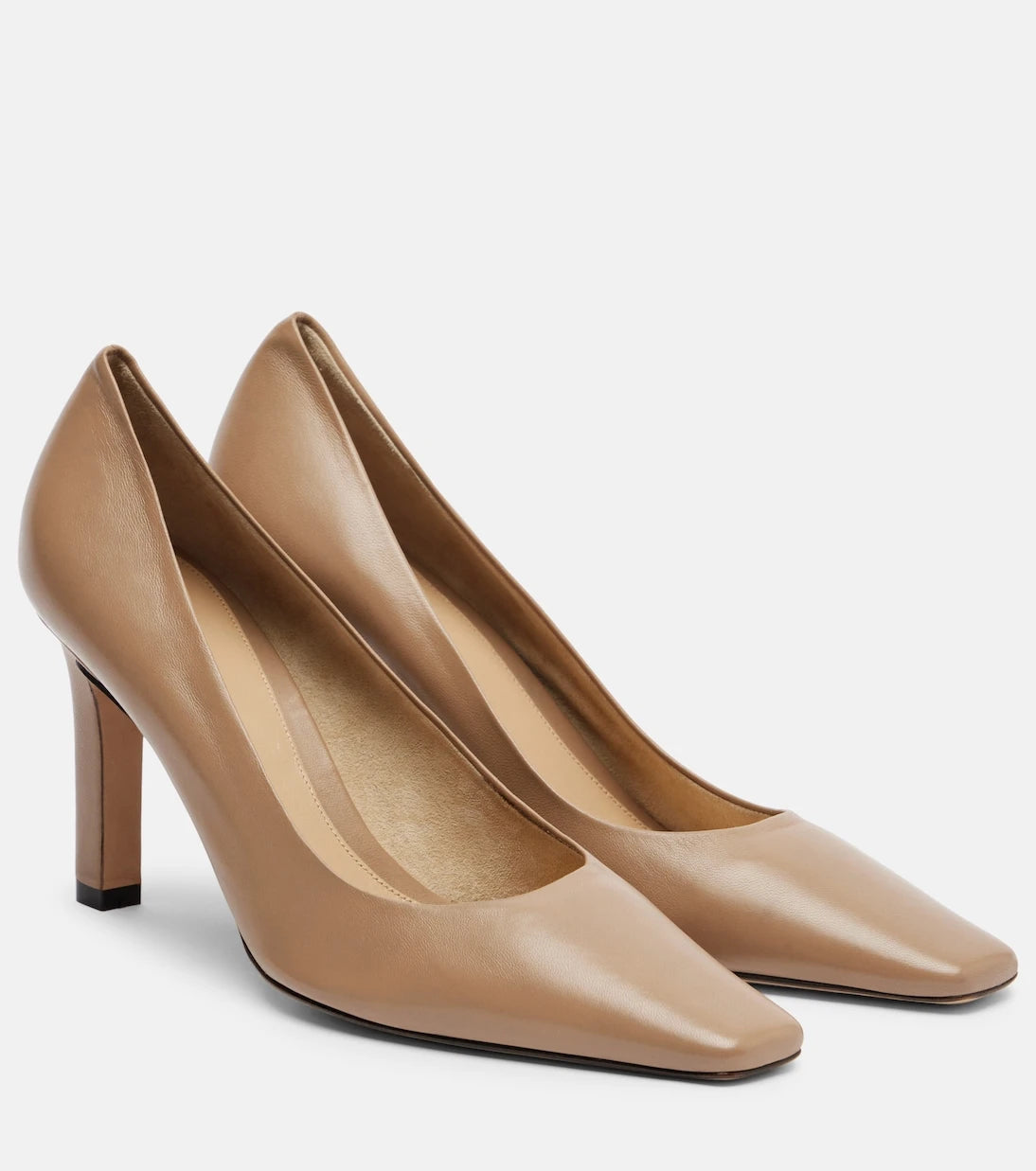 The Row - Carla 80 leather pumps