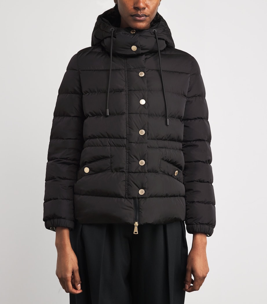 Weekend Max Mara Black Down Water-Repellent Puffer Jacket