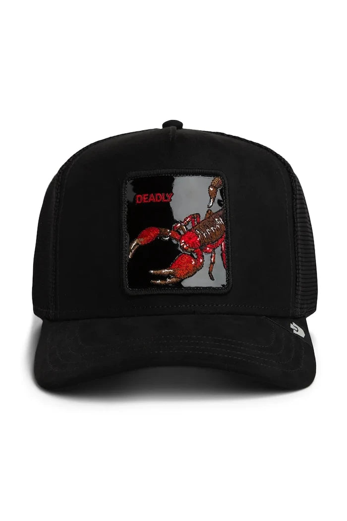 Goorin Bros шапка с козирка Black Out Scorpion