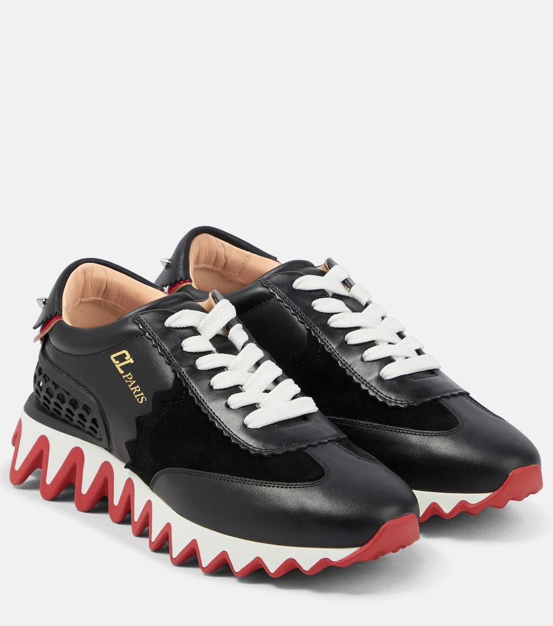 Christian Louboutin - Loubishark leather sneakers