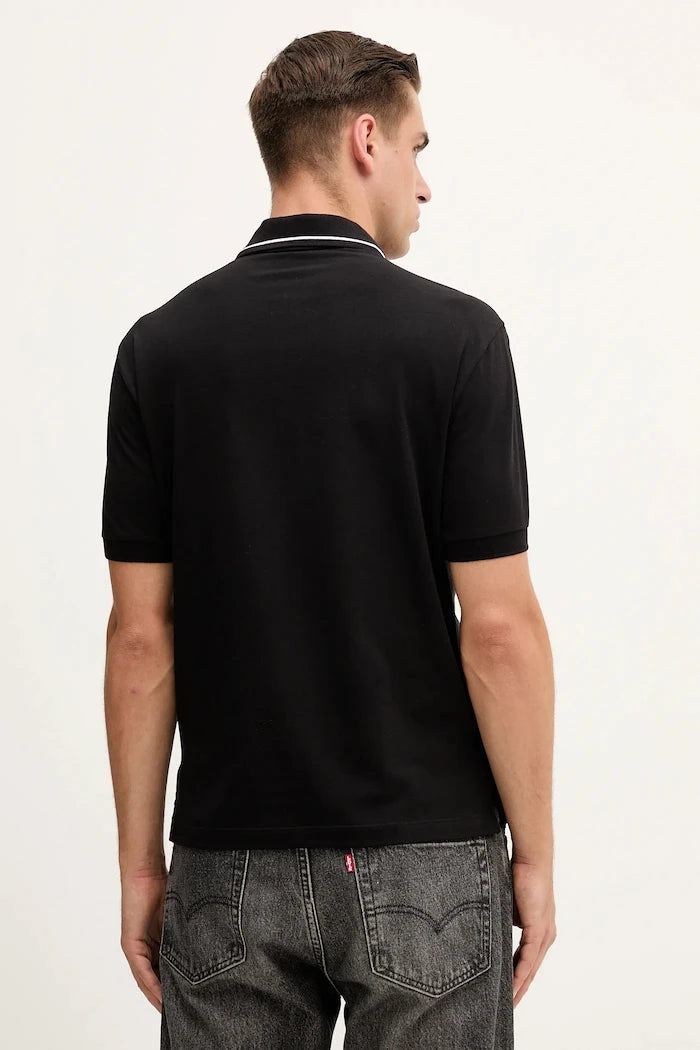 Armani Exchange тениска с яка мъжка с памук