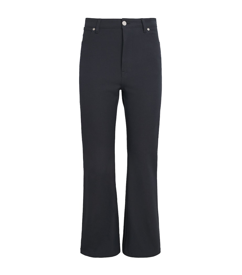 Grey Stretch-Gabardine Bond Trousers