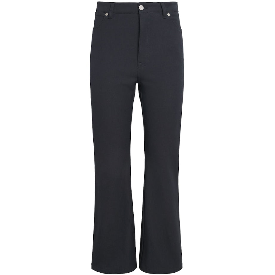 Grey Stretch-Gabardine Bond Trousers