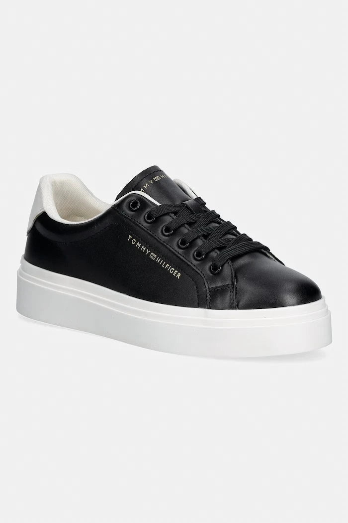 Tommy Hilfiger TH CHIC CUPSOLE PLATFORM маратонки дамски от кожа