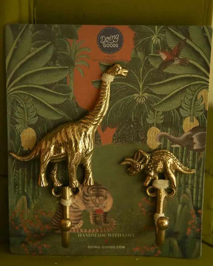 Doing Goods Dean Dinosaur Duvar Askısı Seti (2 Parça)