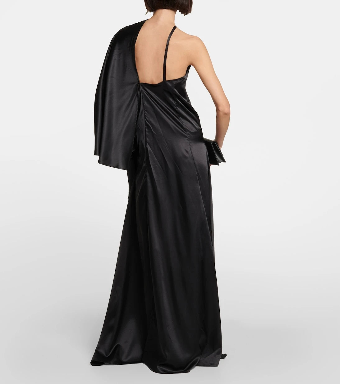 Acne Studios - فستان ساتان غير متماثل