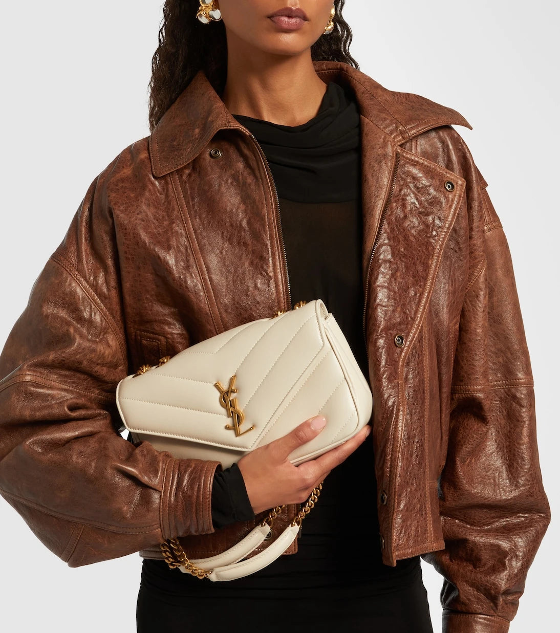 Saint Laurent - Loulou Small leather shoulder bag