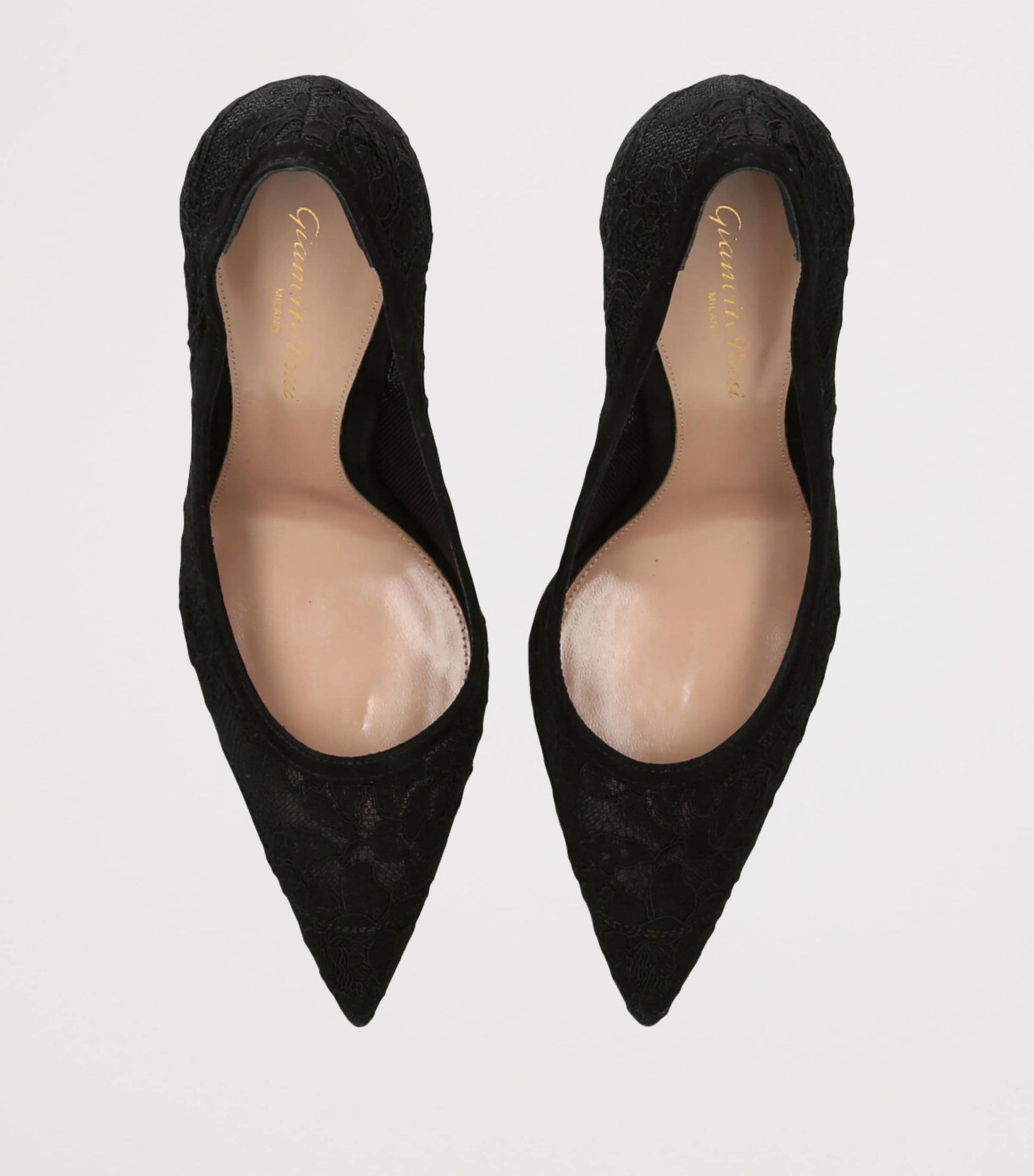 Gianvito Rossi Lace Claudia Pumps 105