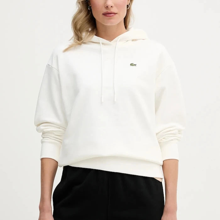 Lacoste суичър с качулка дамски от памук
