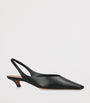 Leather Jamie Slingback Pumps 25