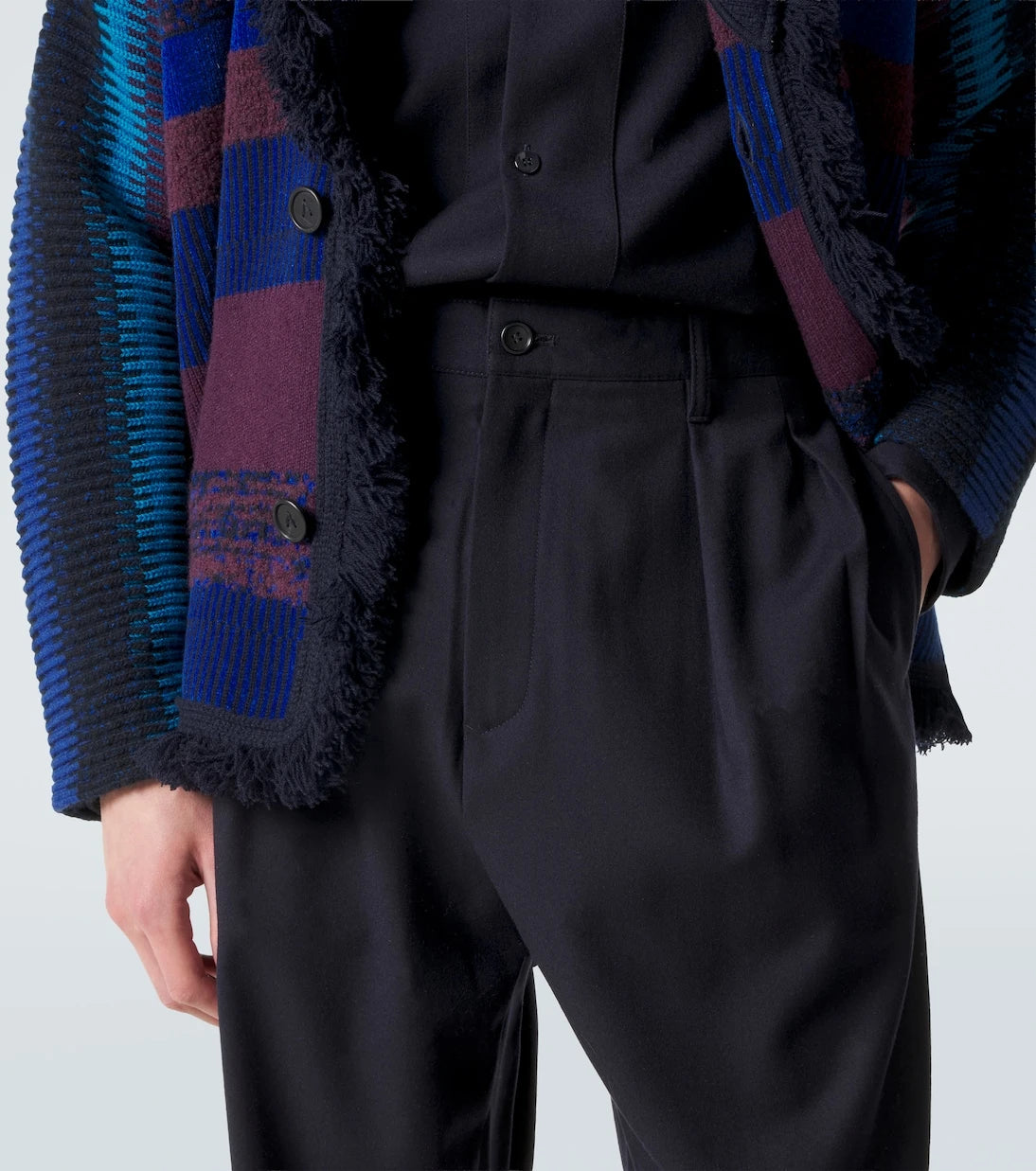 Giorgio Armani - x Alanui wool straight pants