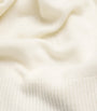 Ivory Open Cashmere High-Neck Sweater