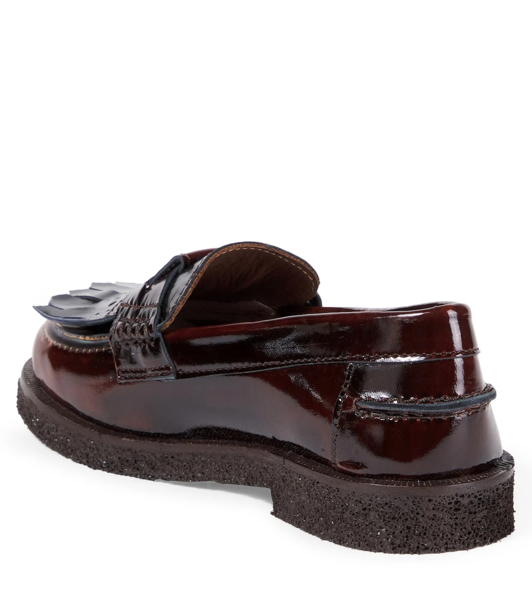 PèPè - Fringed patent leather penny loafers