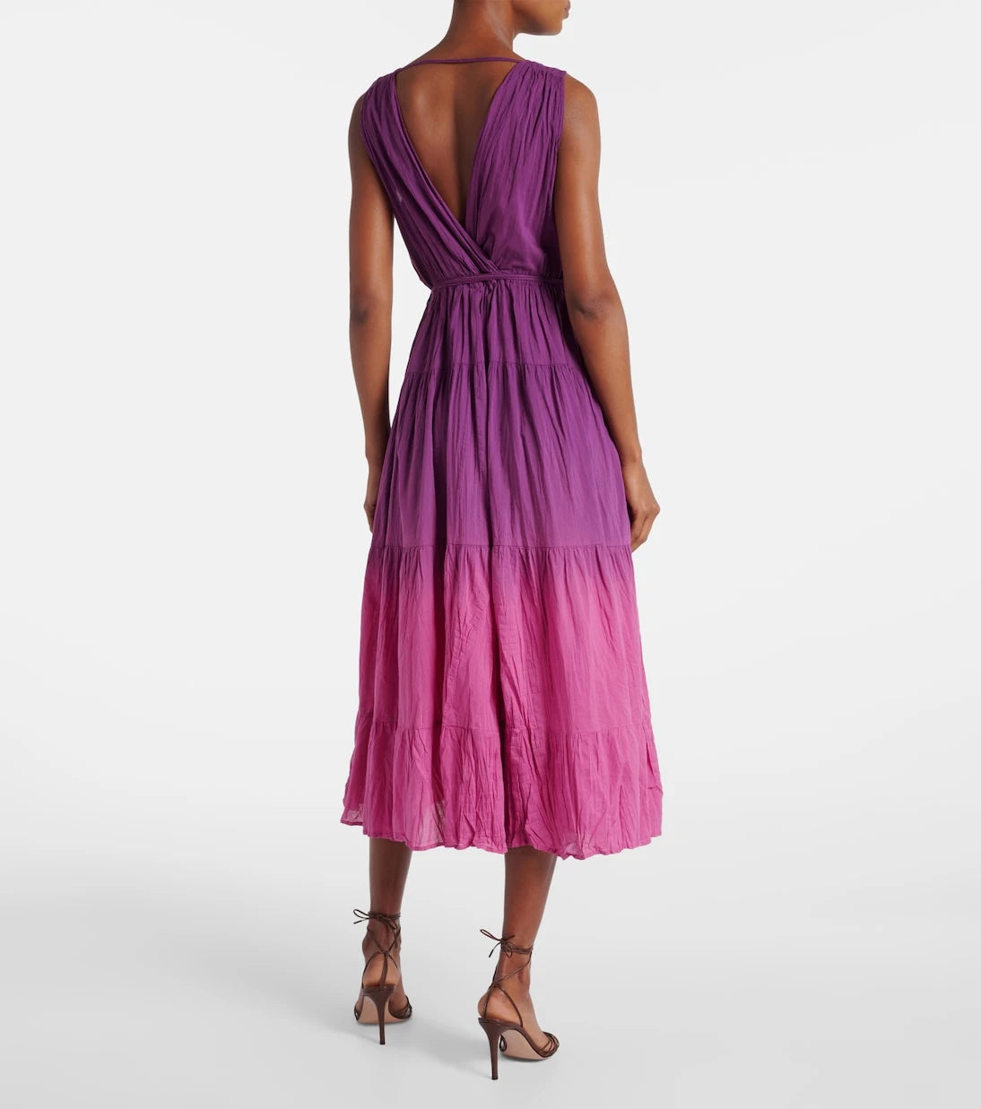 Velvet - Marilyn cotton voile midi dress