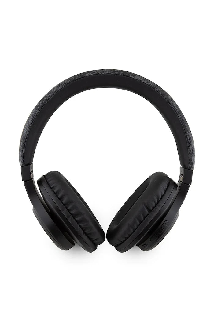 Безжични слушалки за уши Guess Leather Tone On Tone Script