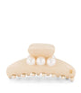 Alexandre de Paris Oversize Pearl-Detail Claw Hair Clip
