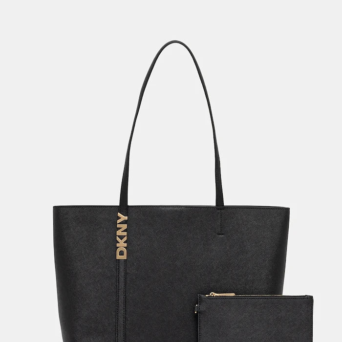 Кожена чанта Dkny