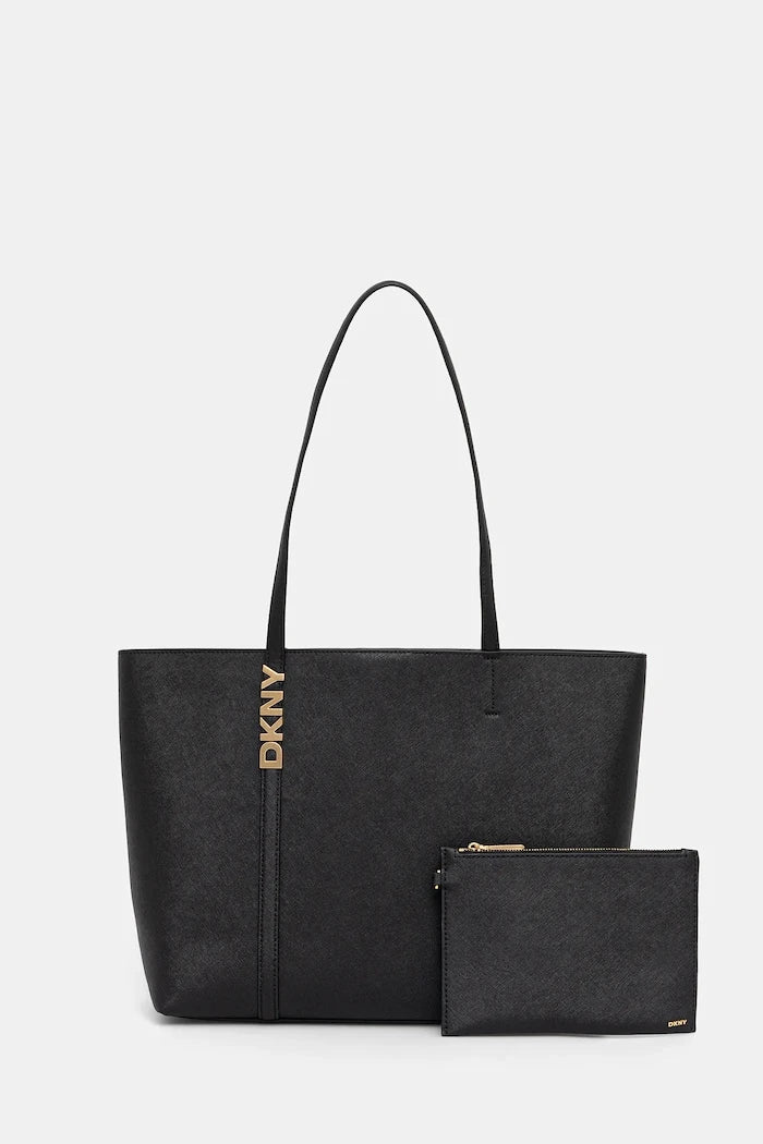 Кожена чанта Dkny