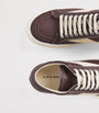 DRKSHDW Waxed Canvas Vintage Low-Top Sneakers