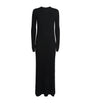Wool Maxi Dress BLACK 001