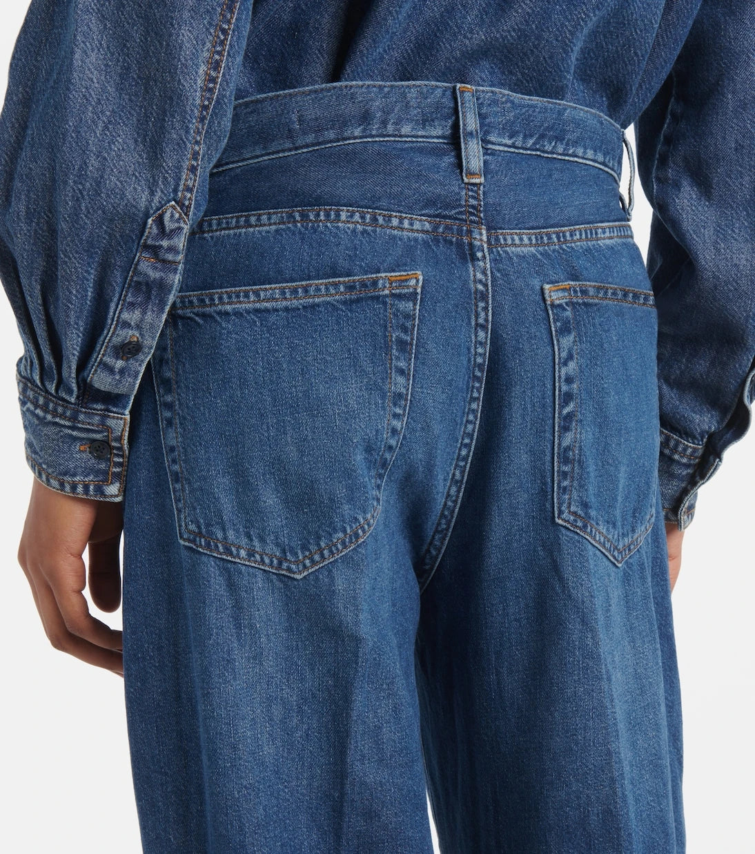 Frame - Le Baggy Palazzo wide-leg jeans