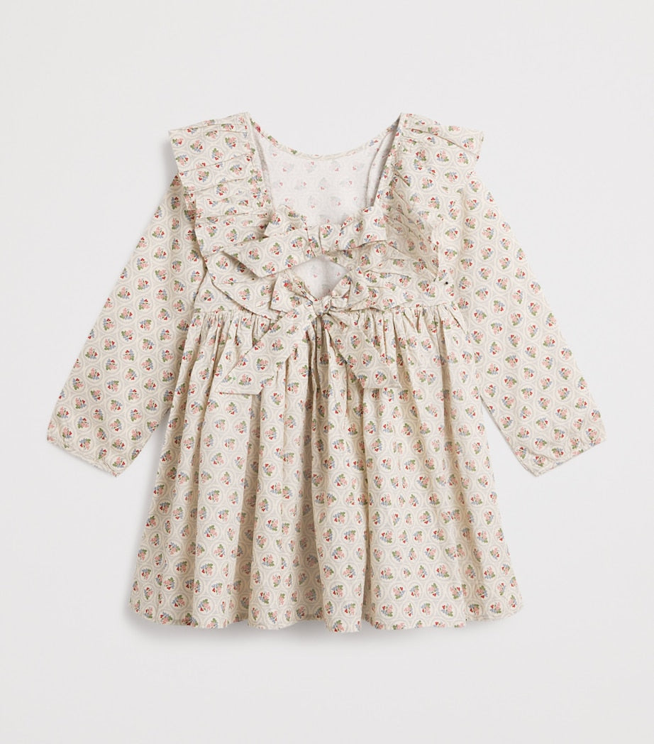 Organic Cotton Bow Cianna Dress (5-10 Years)