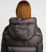 Max Mara Grey Water-Repellent Down Cropped Puffer Jacket