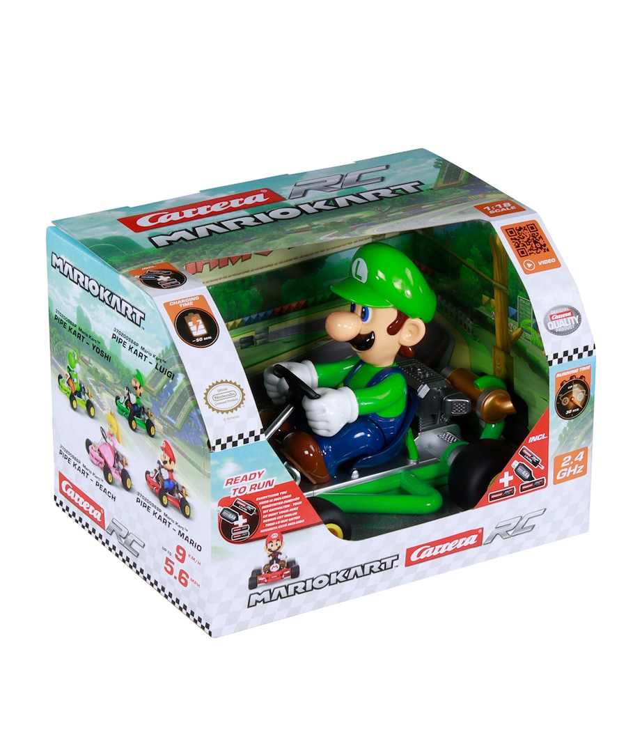 Carrera 1:18 RC Mario Kart Luigi Pipe Kart