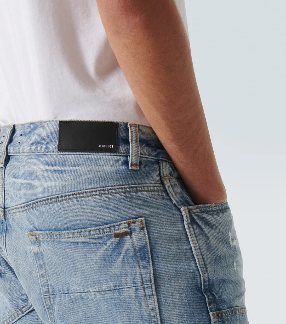 Amiri - Mid-rise straight jeans