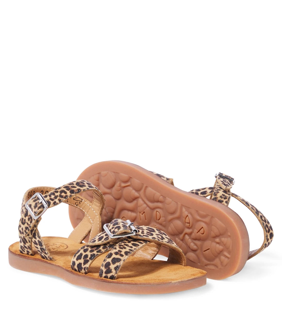 Pom d'Api - Plage-Air Crossy leather sandals
