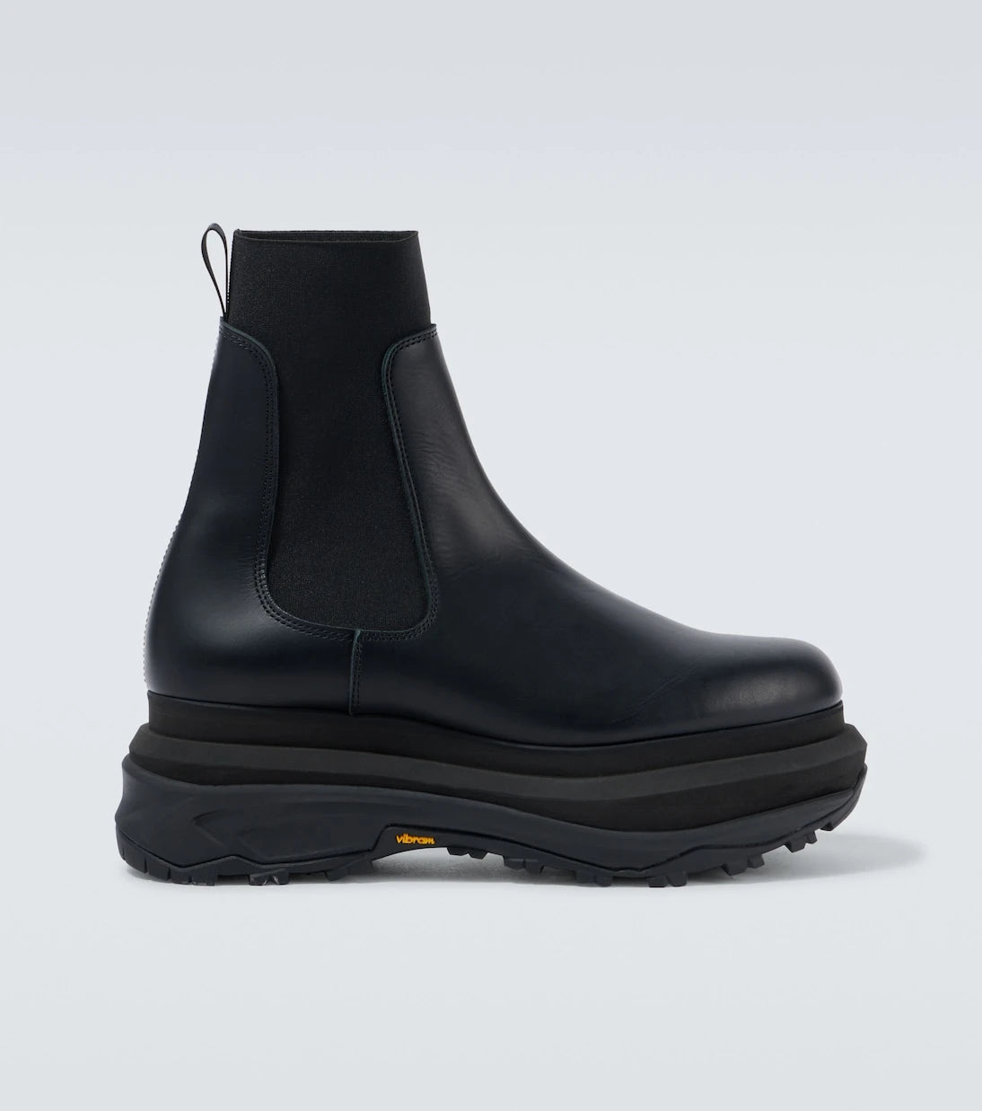Sacai - Leather Chelsea boots