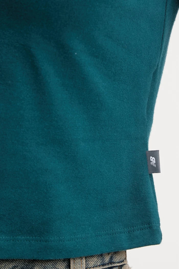 New Balance дамска тениска с памук Heritage Ringer