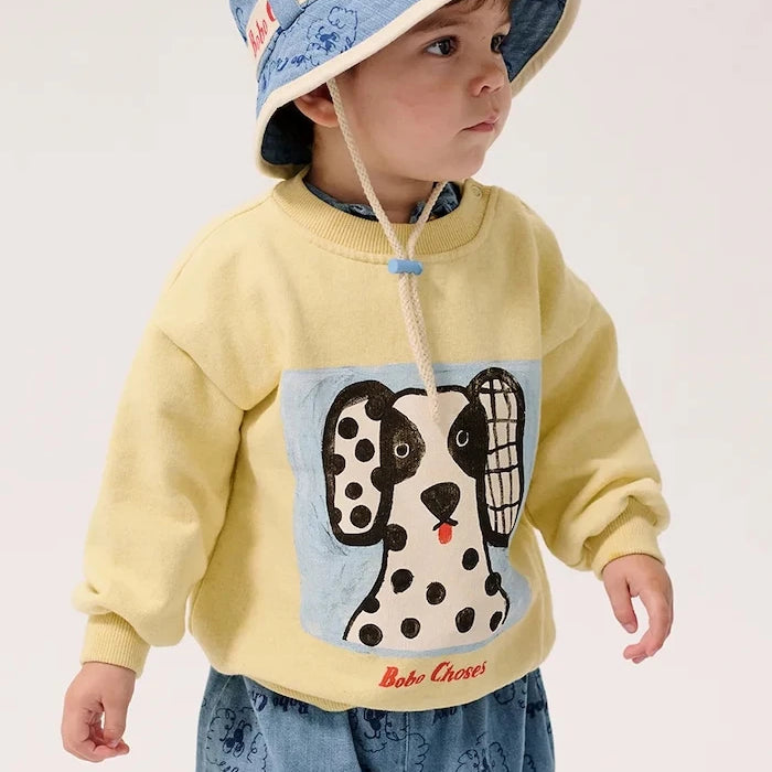 Бебешки памучен суичър Bobo Choses Van Dog